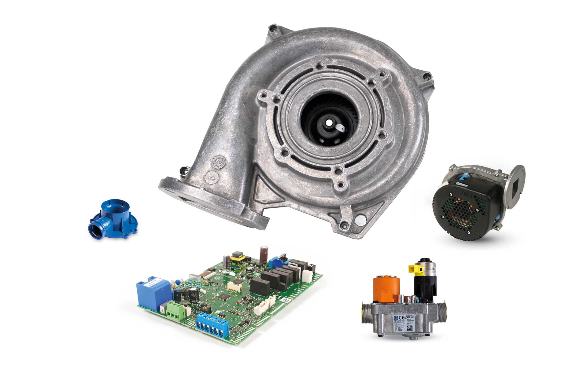 sistema elettronico di controllo caldaia